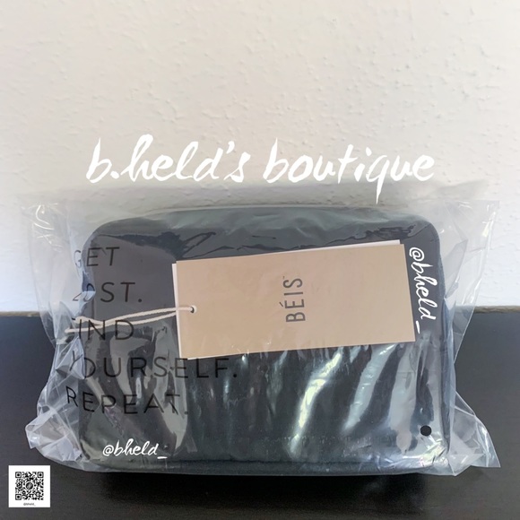 BÉIS The Belt Bag in Black Neutral Brand New NWT - Picture 15 of 16